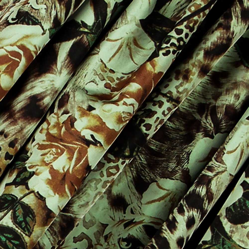 Tela Tafeta Liberty Verde - Ribes y Casals