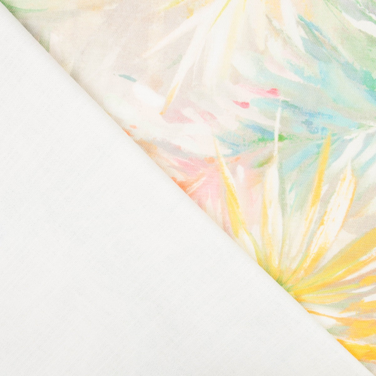 Estofamento Algodão Explosão Folhas Palmeira - Ribes y Casals