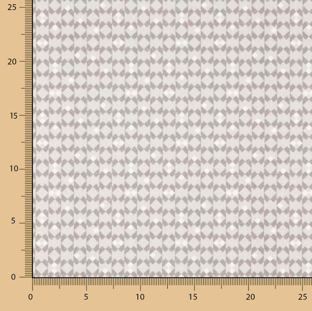 Estofamento Algodão Geométrico Cinza - Ribes y Casals