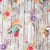 Tecidos Estofamento Madeira Papagaios - Ribes y Casals