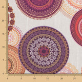 Tecido Estofamento Algodão Mandala Pedra - Ribes y Casals