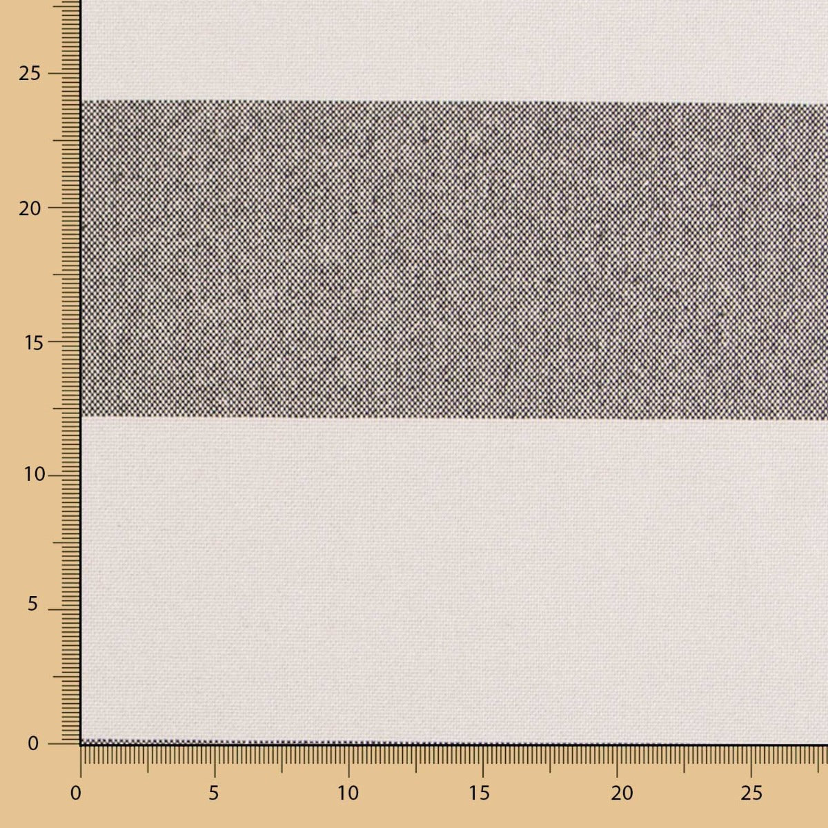 Tecido Estofamento Algodão Riscas Preto - Ribes y Casals