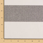 Tecido Estofamento Algodão Riscas Preto - Ribes y Casals