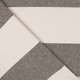 Tecido Estofamento Algodão Riscas Preto - Ribes y Casals