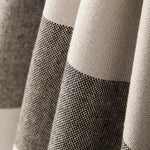 Tecido Estofamento Algodão Riscas Preto - Ribes y Casals