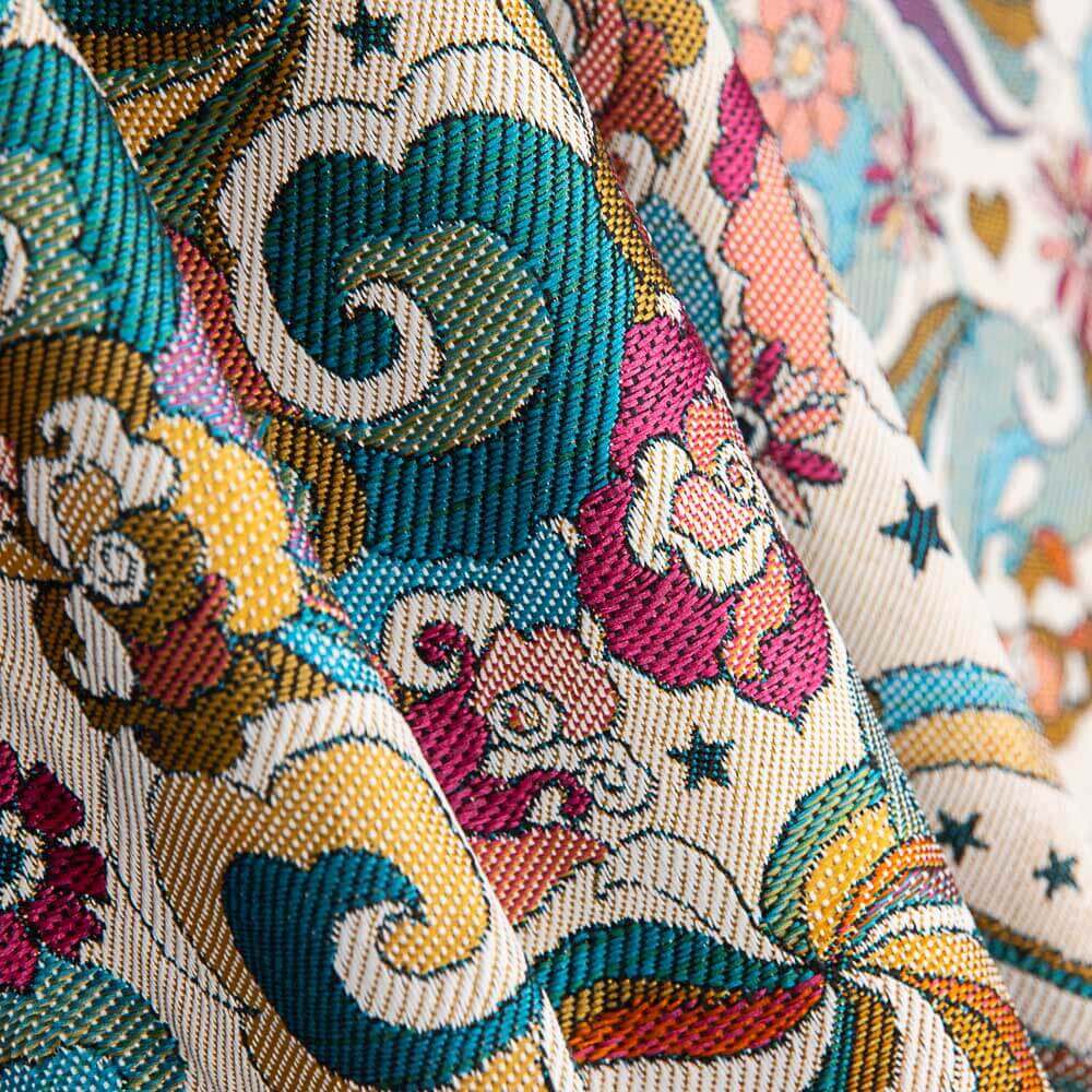 Estofamento Jacquard Rosto Fantasia - Ribes y Casals