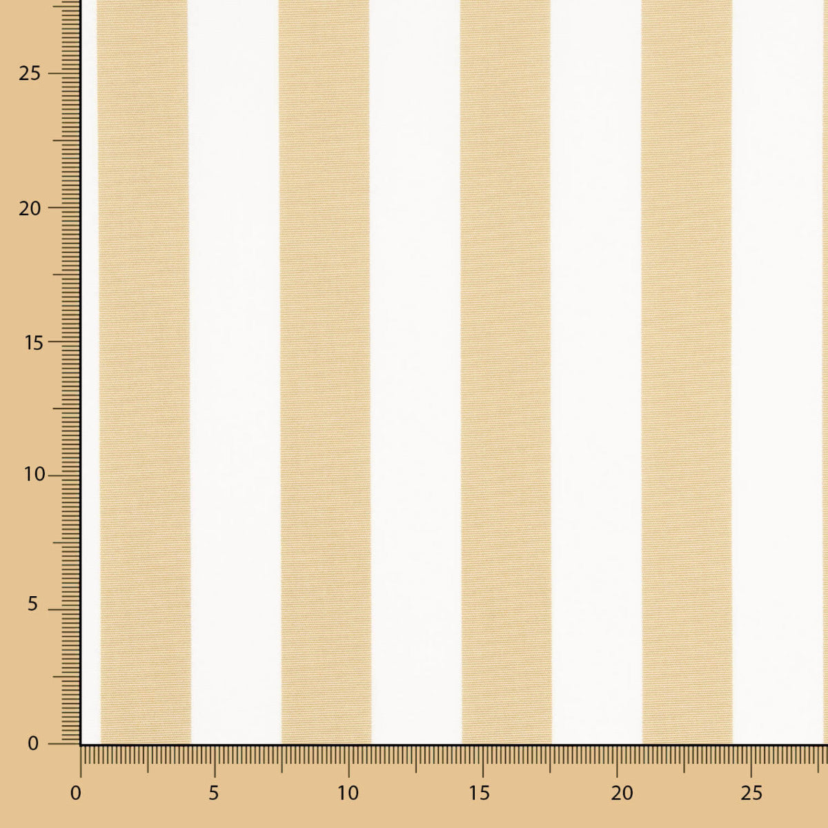 Estofamento Exterior Listrado Bege - Ribes y Casals