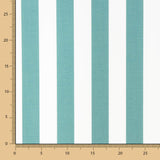 Estofamento Exterior Listrado Verde - Ribes y Casals