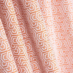 Estofamento Jacquard Geo Laranja - Ribes y Casals