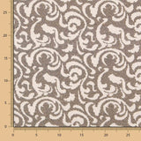 Estofamento Jacquard Barroco Castanho - Ribes y Casals