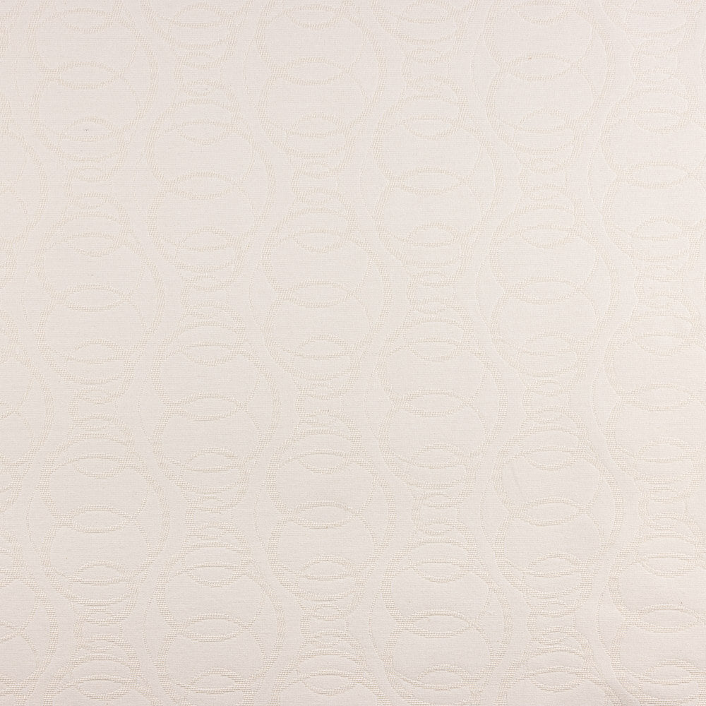 Tapeçaria Jacquard Círculos Cru - Ribes y Casals