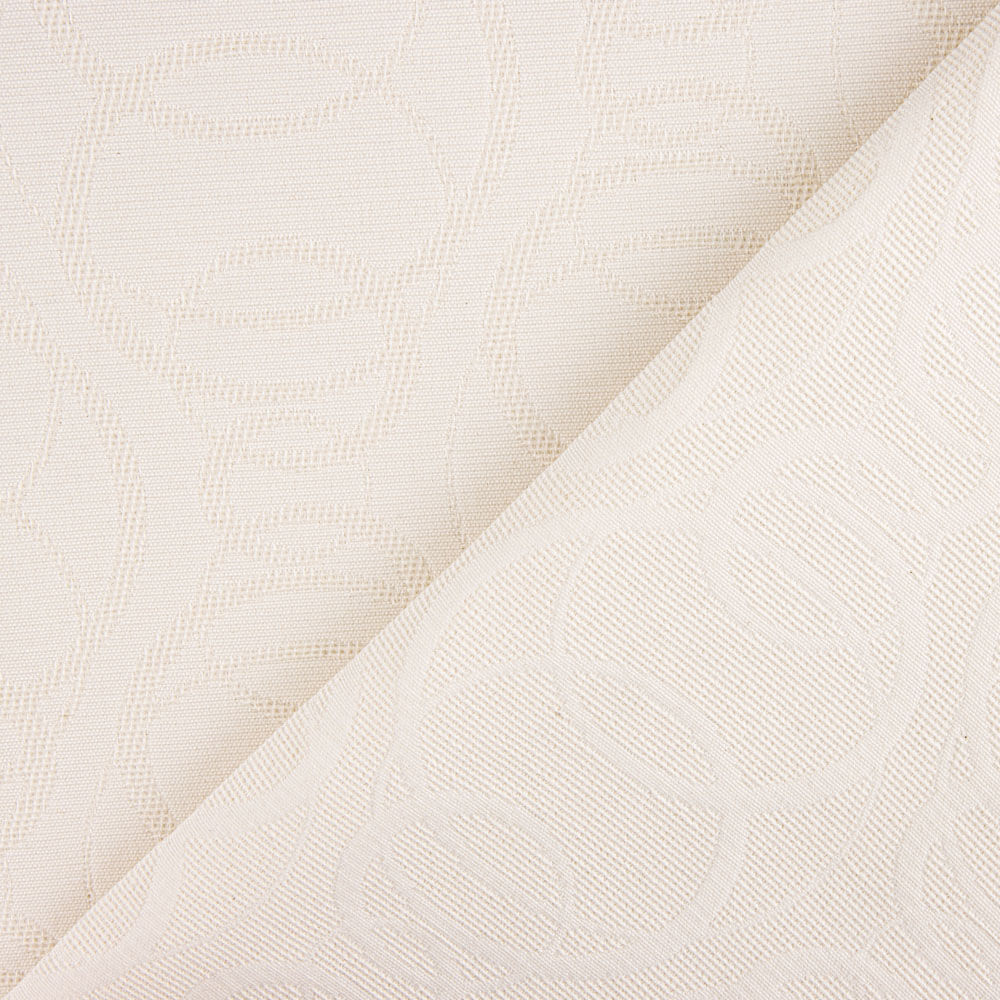 Tapeçaria Jacquard Círculos Cru - Ribes y Casals