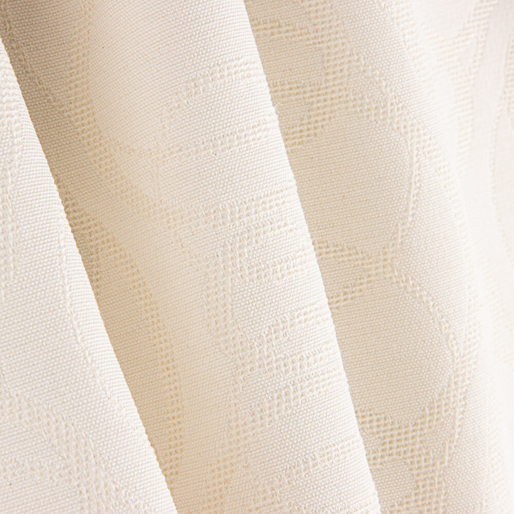 Tapeçaria Jacquard Círculos Cru - Ribes y Casals