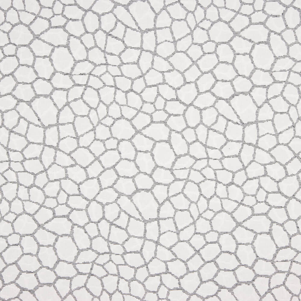 Estofos Jacquard Mosaico Cinza - Ribes y Casals