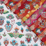 Estofos Jacquard Fantasía Branco - Ribes y Casals