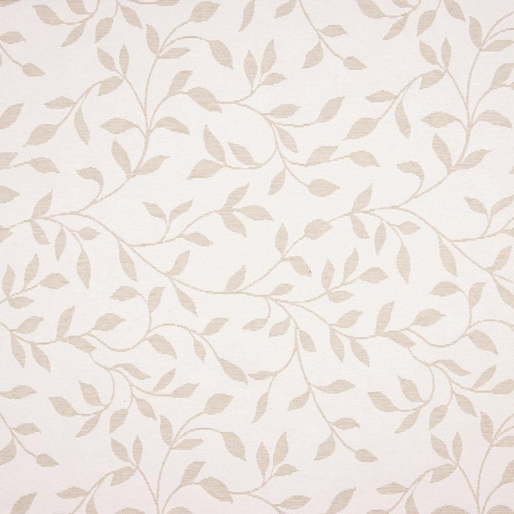 Estofos Jacquard Folha Beige - Ribes y Casals