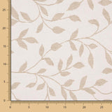 Estofos Jacquard Folha Beige - Ribes y Casals