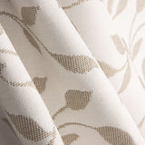 Estofos Jacquard Folha Beige - Ribes y Casals