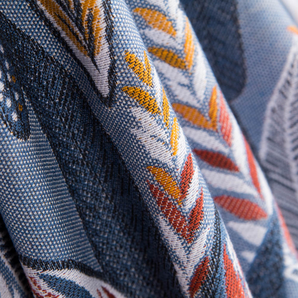 Tecido Estofamento Jacquard Indiana Cinza - Ribes y Casals