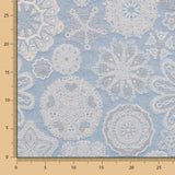 Tapicería Jacquard Mandala Azul Denim - Ribes y Casals