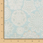 Tapicería Jacquard Mandala Verde Menta - Ribes y Casals