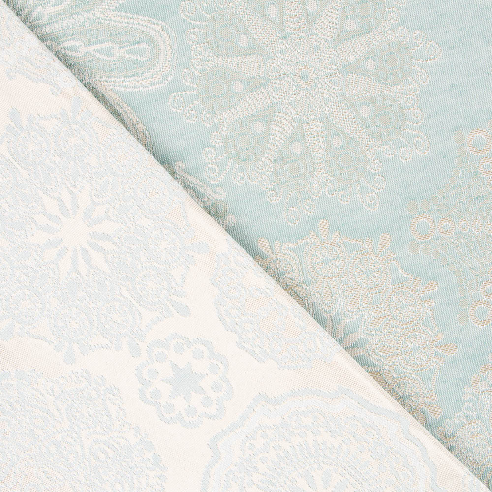 Tapicería Jacquard Mandala Verde Menta - Ribes y Casals