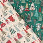 Estofos Jacquard Natal Verde - Ribes y Casals
