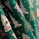 Estofos Jacquard Natal Verde - Ribes y Casals