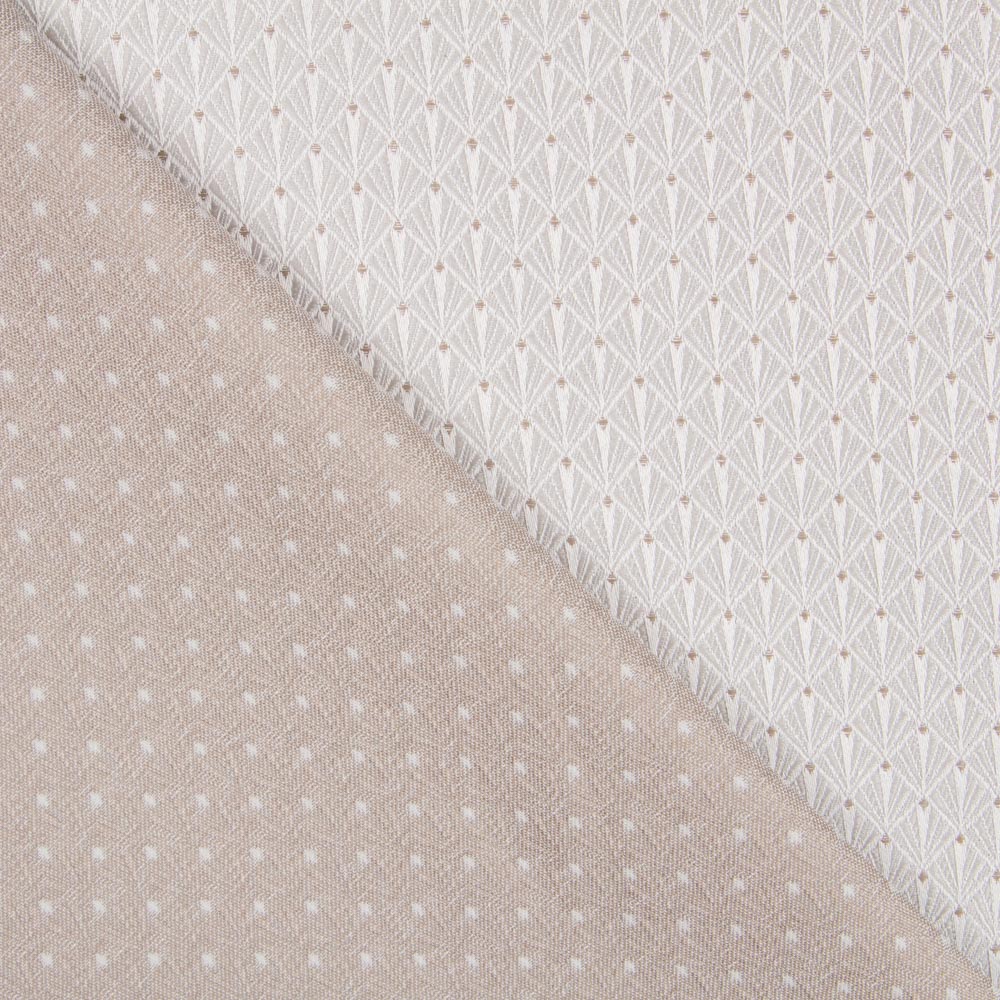 Estofamento Jacquard Pena Bege - Ribes y Casals