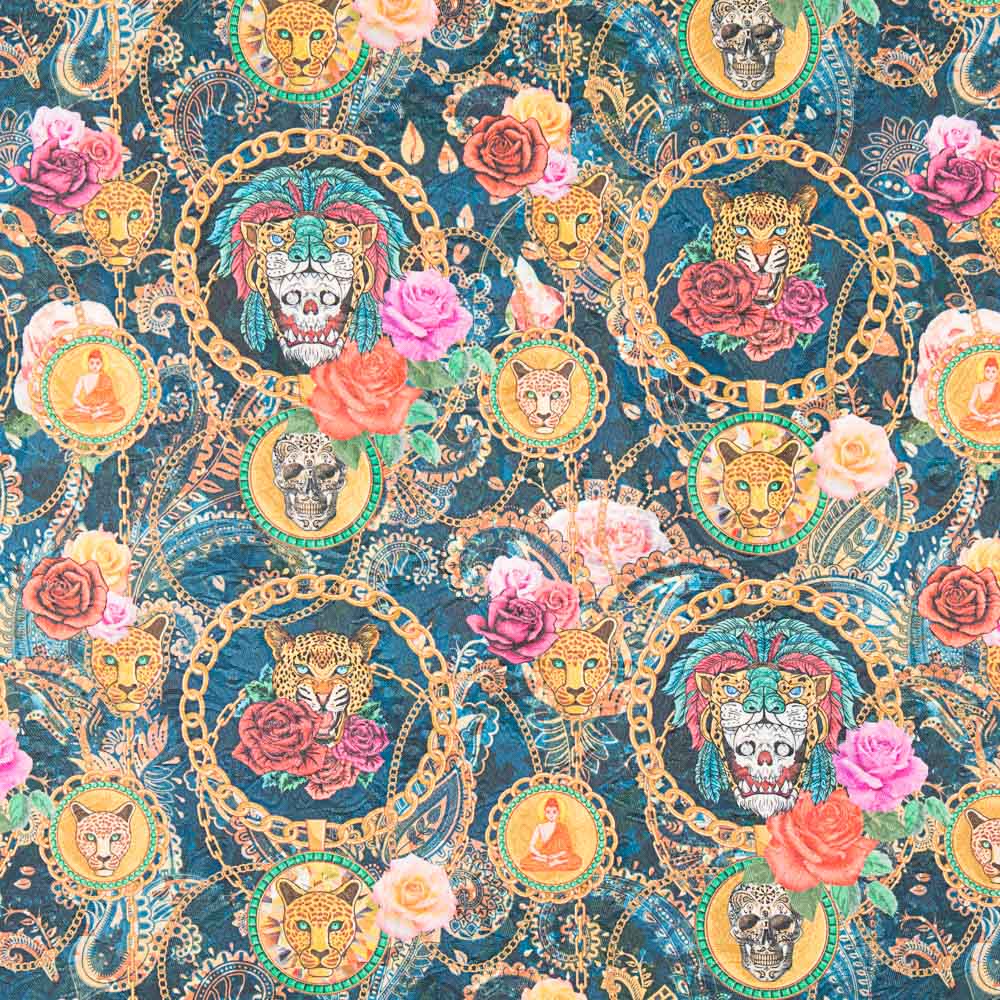 Estofamento Jacquard Cetim Dangerous - Ribes y Casals