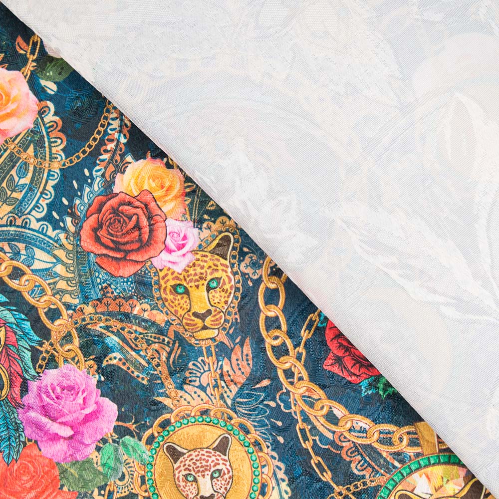 Estofamento Jacquard Cetim Dangerous - Ribes y Casals