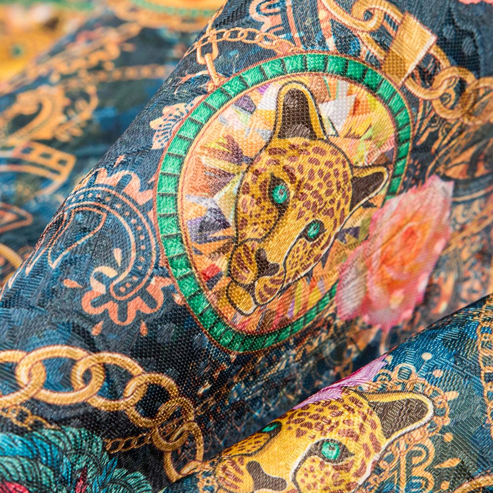 Estofamento Jacquard Cetim Dangerous - Ribes y Casals