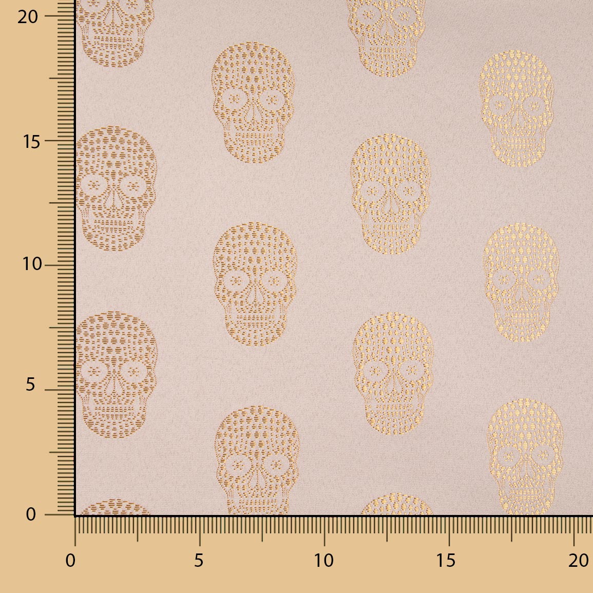 Estofamento Jacquard Spectre Dourado - Ribes y Casals