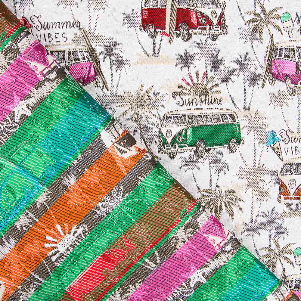 Estofamento Jacquard Summer Vibes - Ribes y Casals