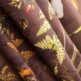 Tecido para Estofos Panamá Cyra Castanho - Ribes y Casals