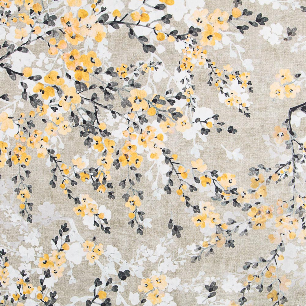 Tecido para Estofos Panamá Fiora Amarela - Ribes y Casals