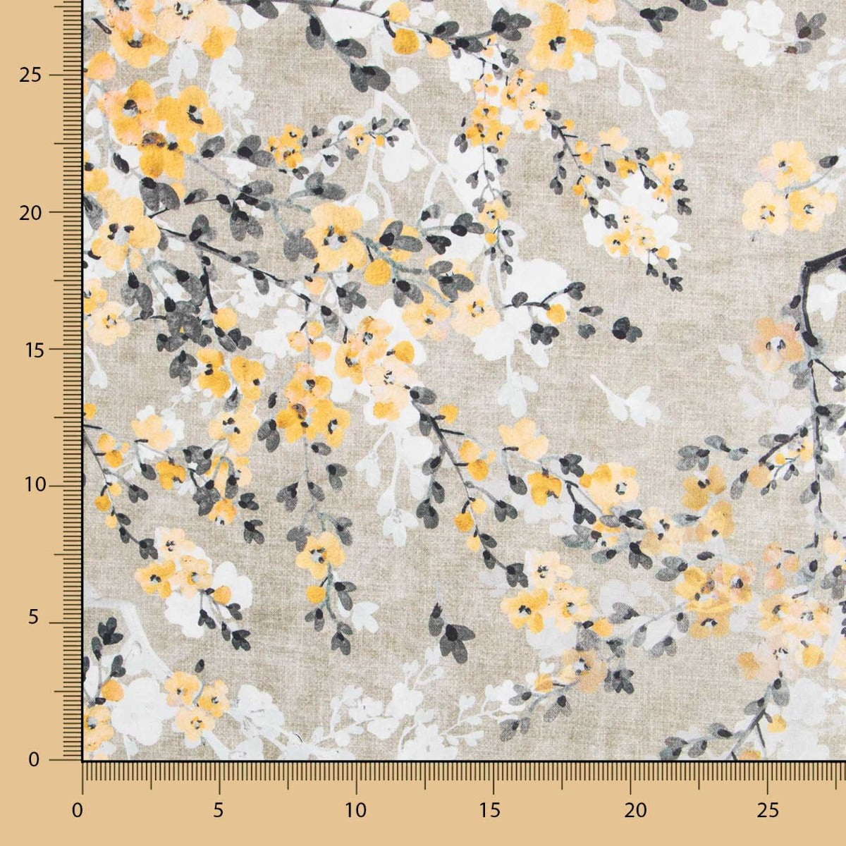 Tecido para Estofos Panamá Fiora Amarela - Ribes y Casals