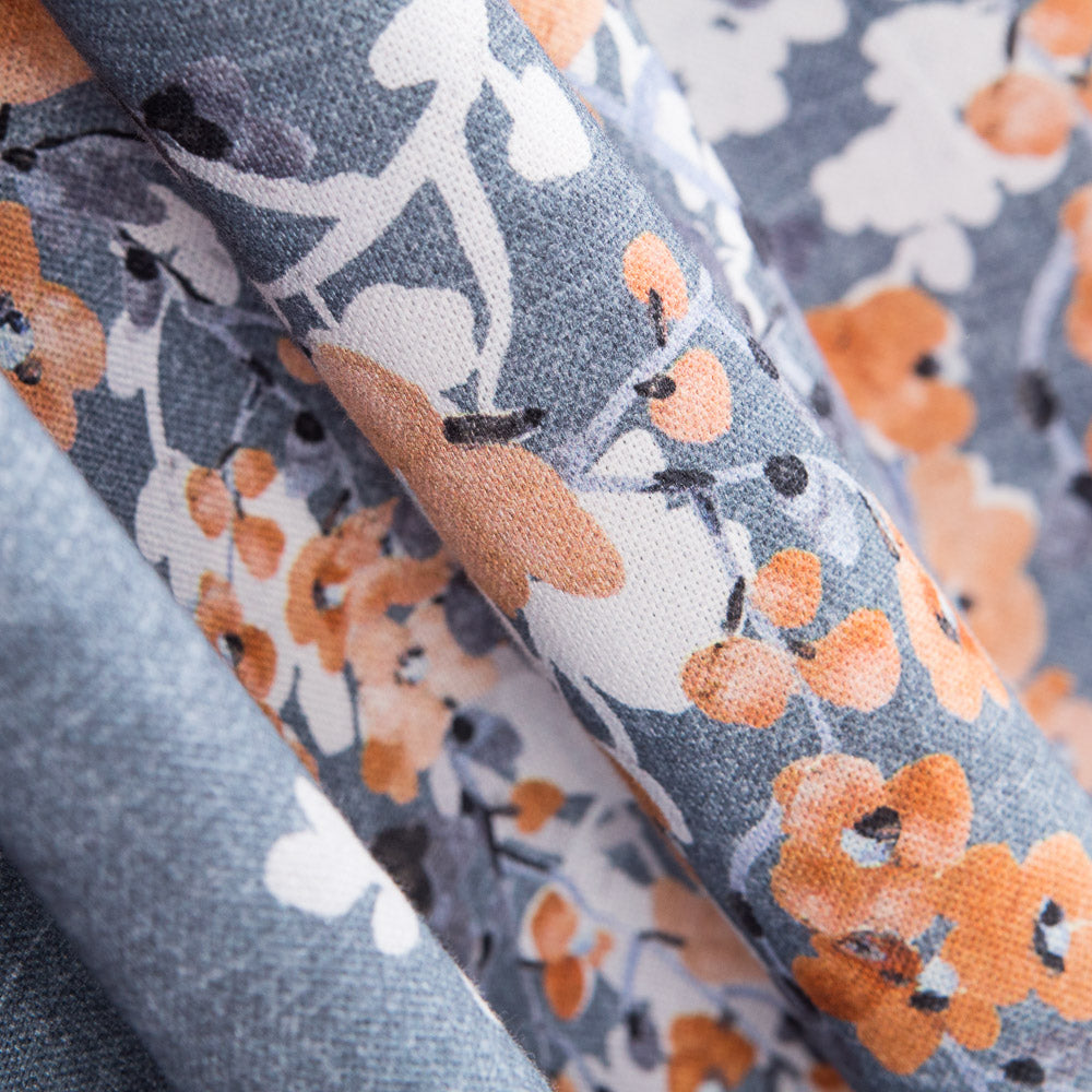 Tecido para Estofos Panamá Fiora Cinza - Ribes y Casals