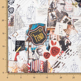 Tecido para Estofos Panamá Patch Paper - Ribes y Casals