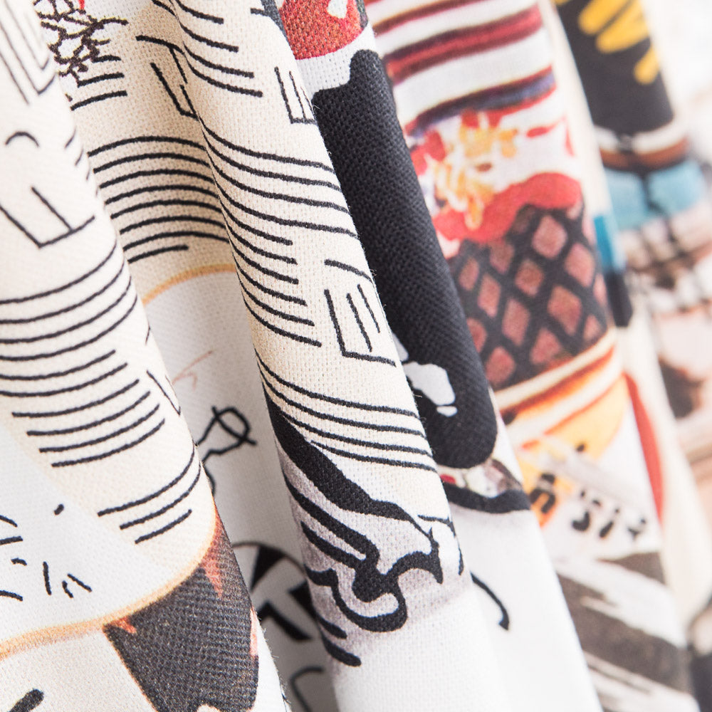 Tecido para Estofos Panamá Patch Paper - Ribes y Casals