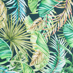 Tecido para Estofos Panamá Tropical Escura - Ribes y Casals