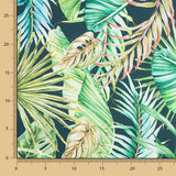 Tecido para Estofos Panamá Tropical Escura - Ribes y Casals