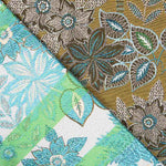 Tapicería Jacquard Floral Oliva Brillante - Ribes y Casals