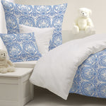 Tapicería Algodón Medallas Azul - Ribes y Casals