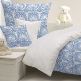 Tapicería Algodón Medallas Azul - Ribes y Casals