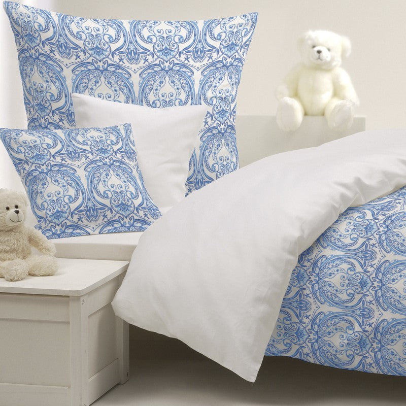 Tapicería Algodón Medallas Azul - Ribes y Casals