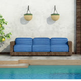 Lona Exterior Listrada Azul - Ribes y Casals