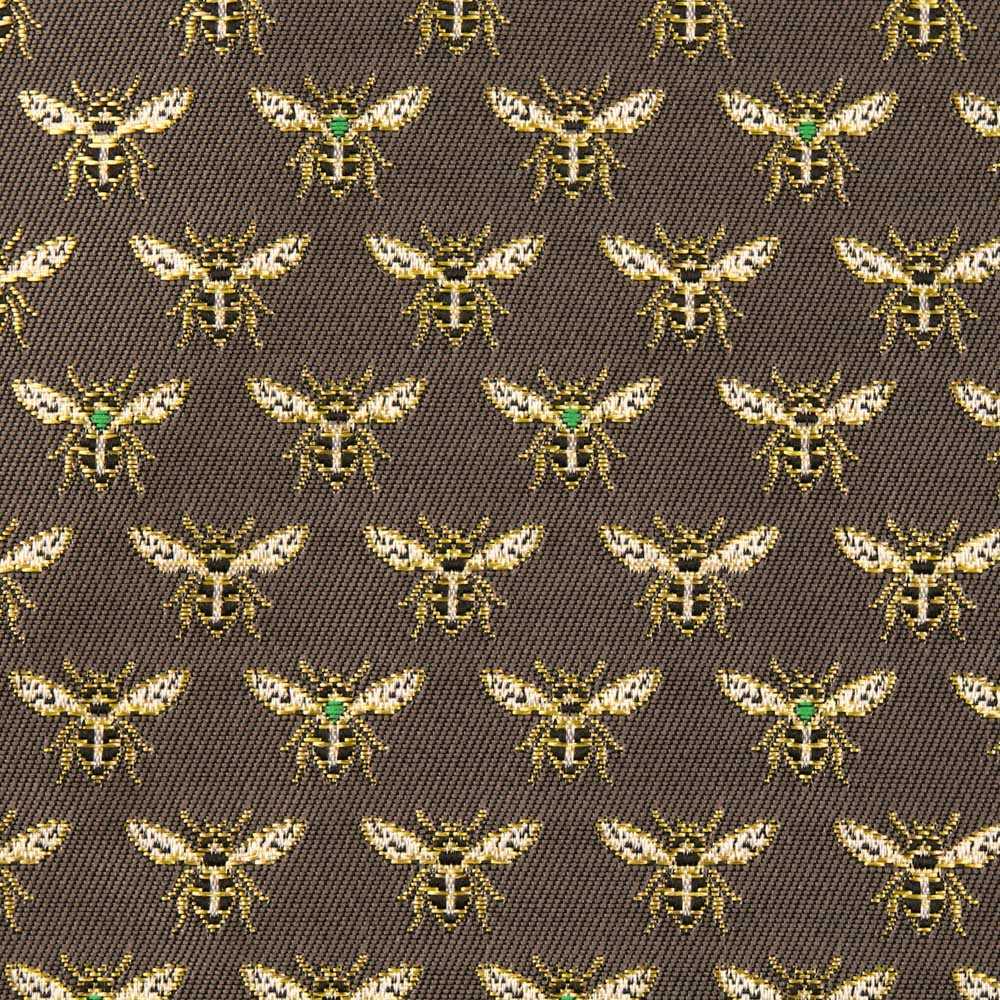Lona Jacquard Abelhas Dourada - Ribes y Casals