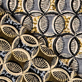 Tapicería Jacquard Aros Amarillo - Ribes y Casals