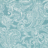 Tecido Jacquard Paisley Turquesa - Ribes y Casals
